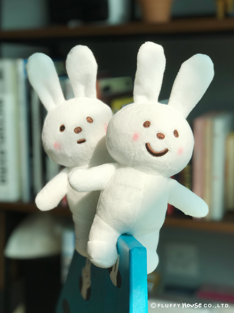 Fluffy House Naughty Rabbit Plush Release Designer Toy • Vinyl Toy • Art 